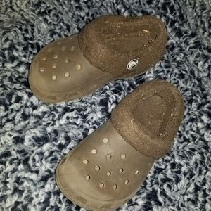 Fuzzy crocs